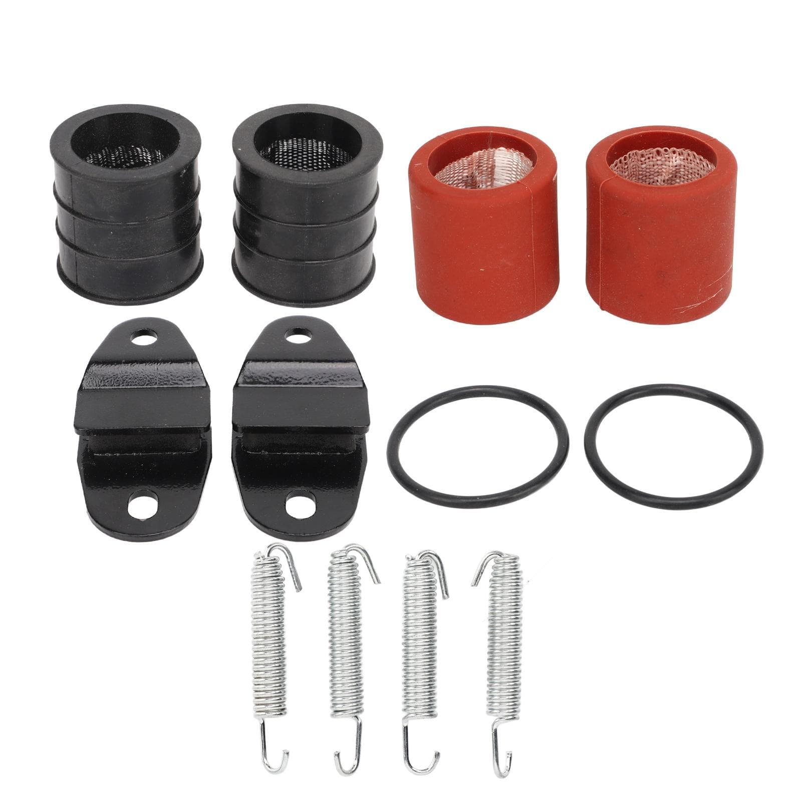 12pcs Exhaust Muffler Joint Gasket Spring Stay Kit Metal Alloy for BANSHEE 350 YFZ350