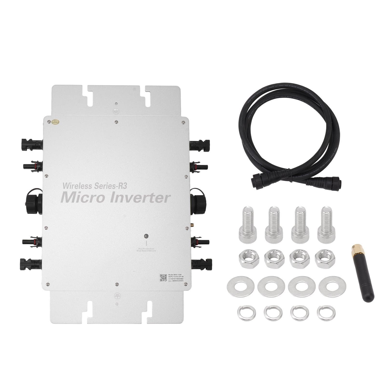 Solar Grid Tie Micro Inverter Self Cooling IP65 WVC 1200W 100V?240V Solar Micro Inverter for Home