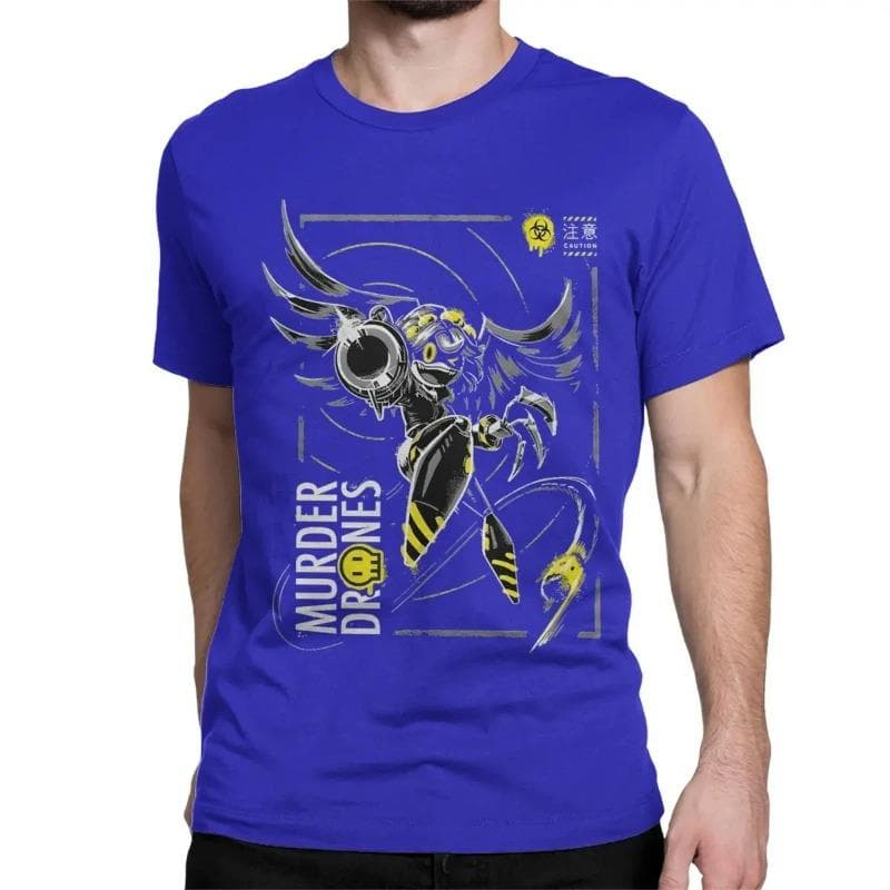 Men Women Murder Drones Designation N T Shirt Game Pure Cotton Tops Funny Short Sleeve O Neck Tees Printed T-Shirts Shirts L