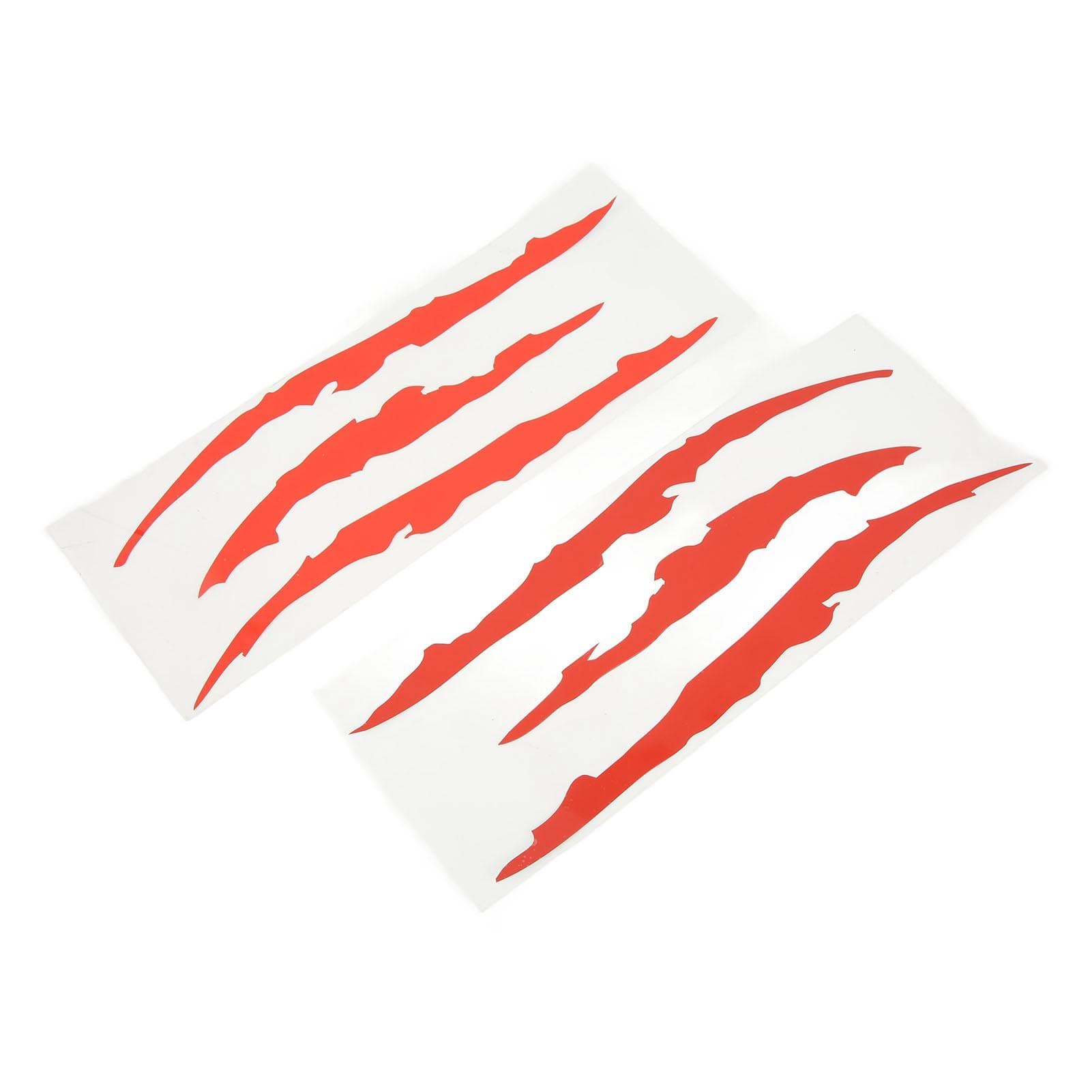 2PCS Car Sticker Claw Marks Monster Scratch Sticker Vinyl Car Headlight Side Stripe Decal