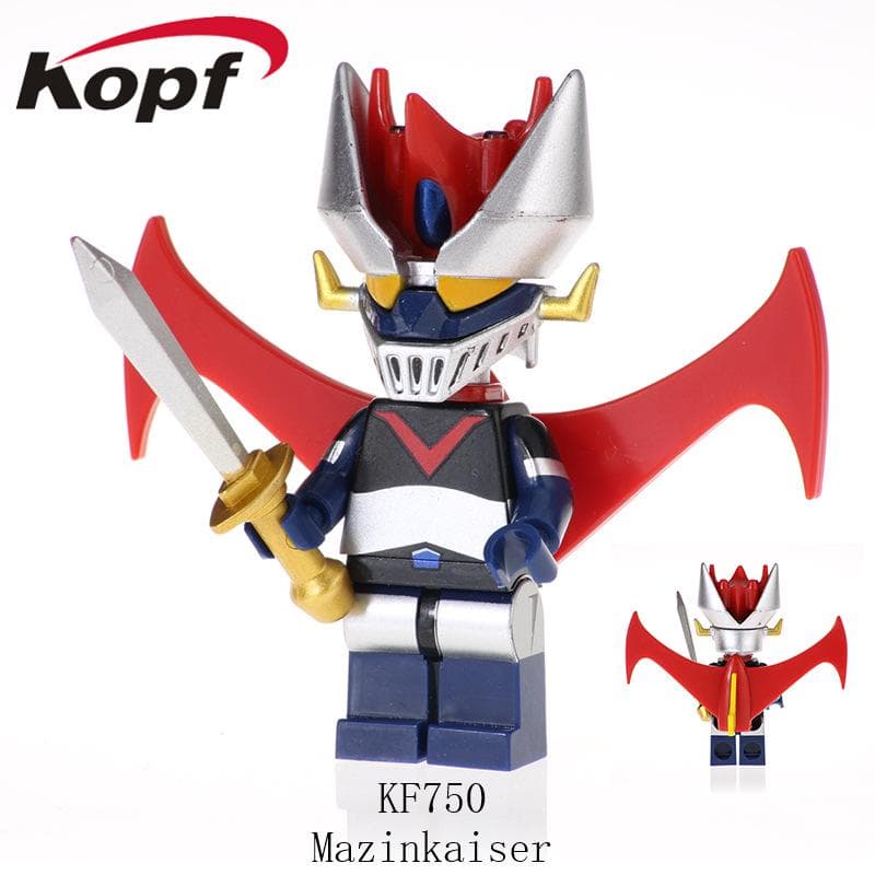 Samukai With Weapons Building Blocks Figure Best gift Baby Toys multicolour
