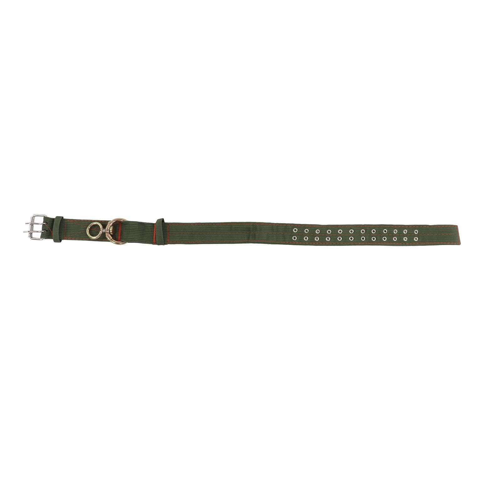 Cow Collar Adjustable 4 Layer Canvas Calf Collar with 2 Rows Metal Buckle for Horse Sheep Cattle S