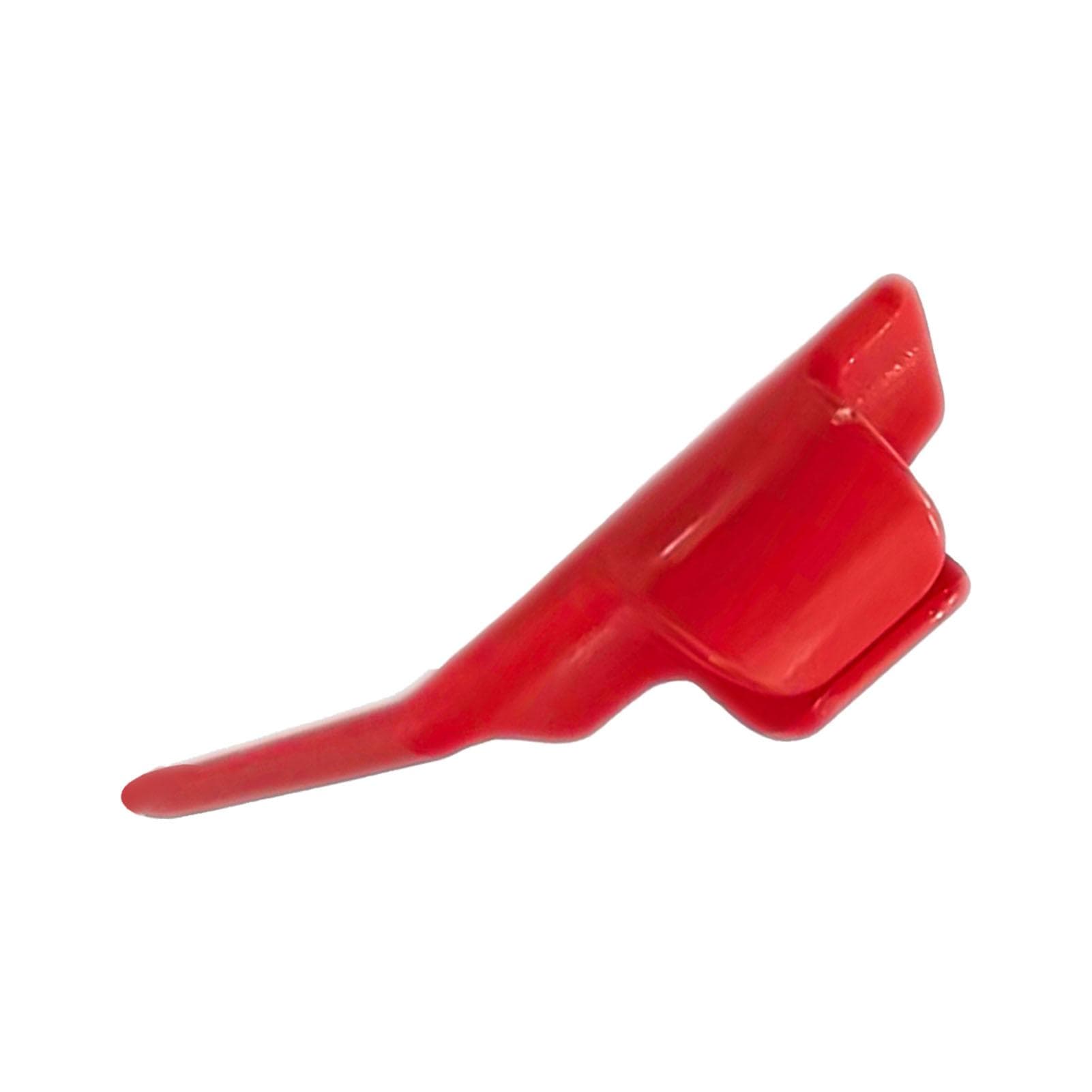 Sewing Finger Pusher Professional Ergonomic Design Wear Resistance Sewing Thimbles Thumb Protector red