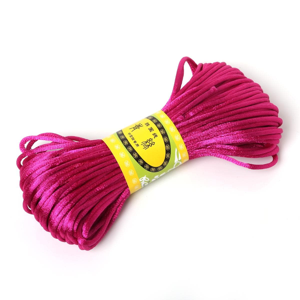 20M/Roll Nylon Cord Thread Knot China Bow Beading Bracelet Braided DIY Jewelry red/purple