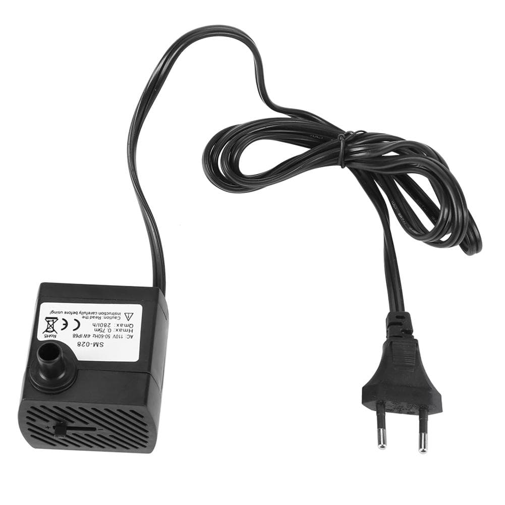 Mini Ultra Quiet Submersible Water Pump Fish Pond Aquarium Tank Fountain (-)