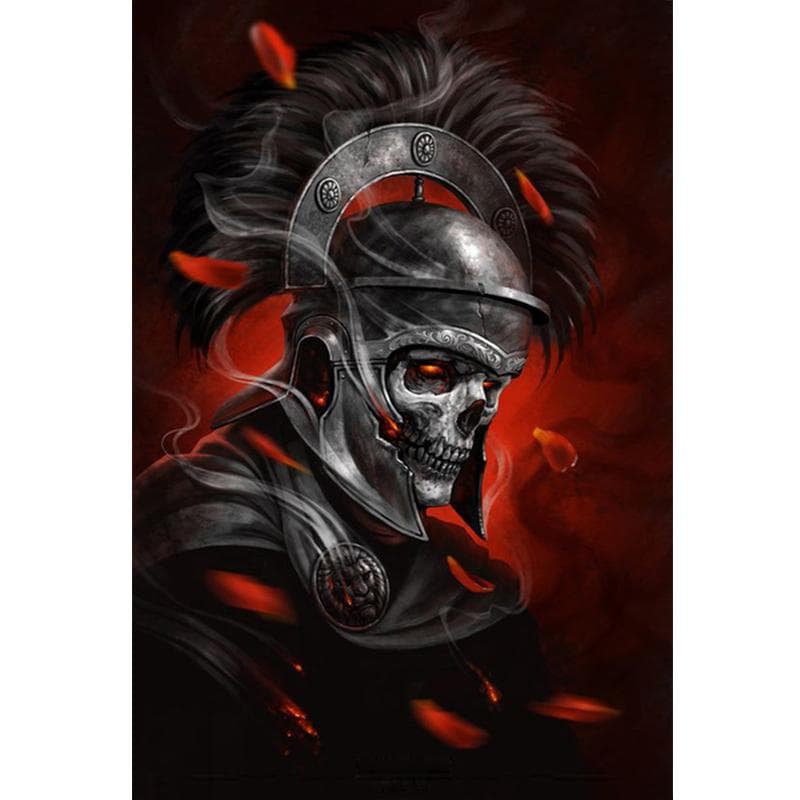 5D DIY Diamond Painting Skull Admiral Embroidery Cross Stitch Mosaic Rhinestone Halloween Decor Gift 20X30CM