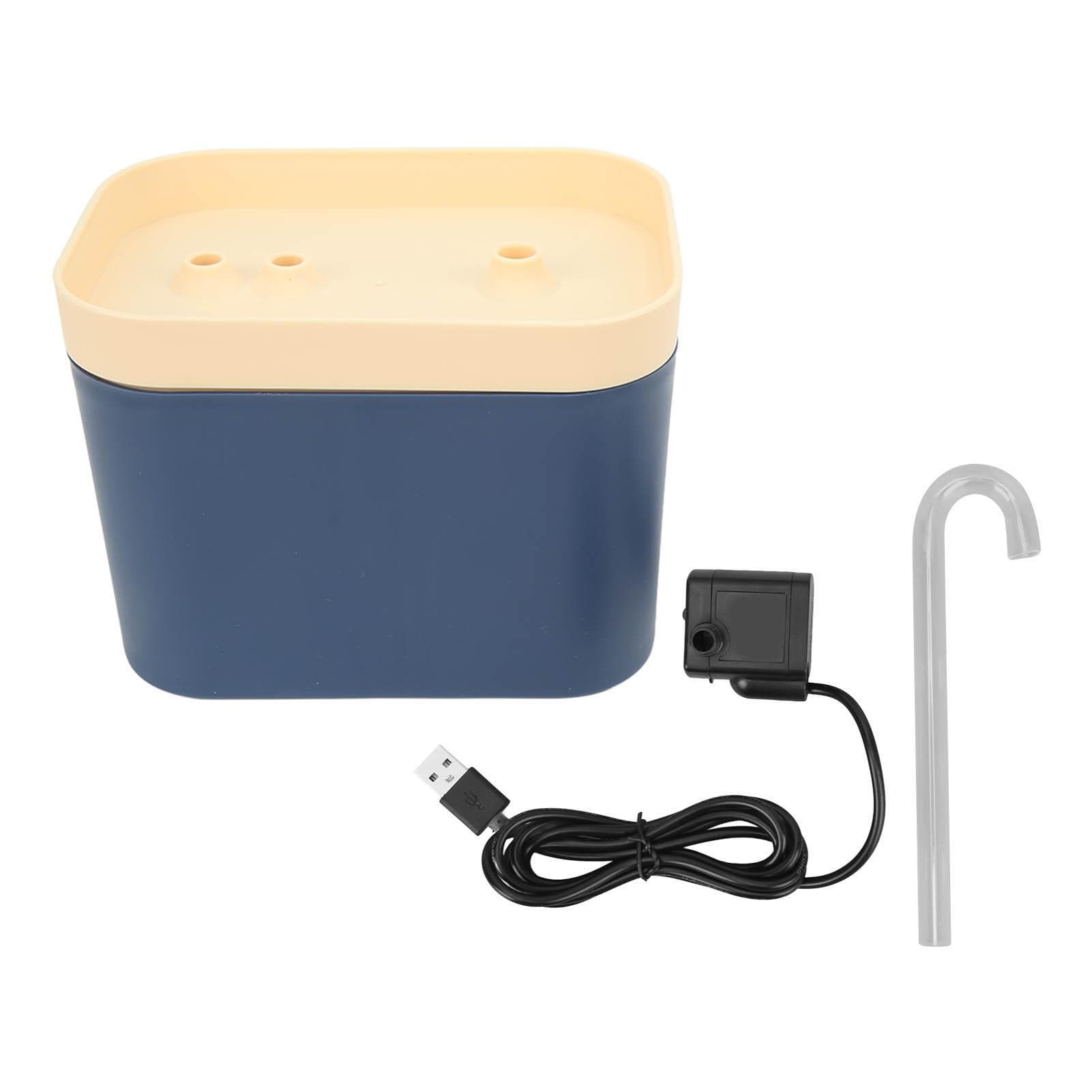 1.5L Cat Water Fountain Quiet Automatic Circulation Flow Waterproof Pet Drinking Fountain with