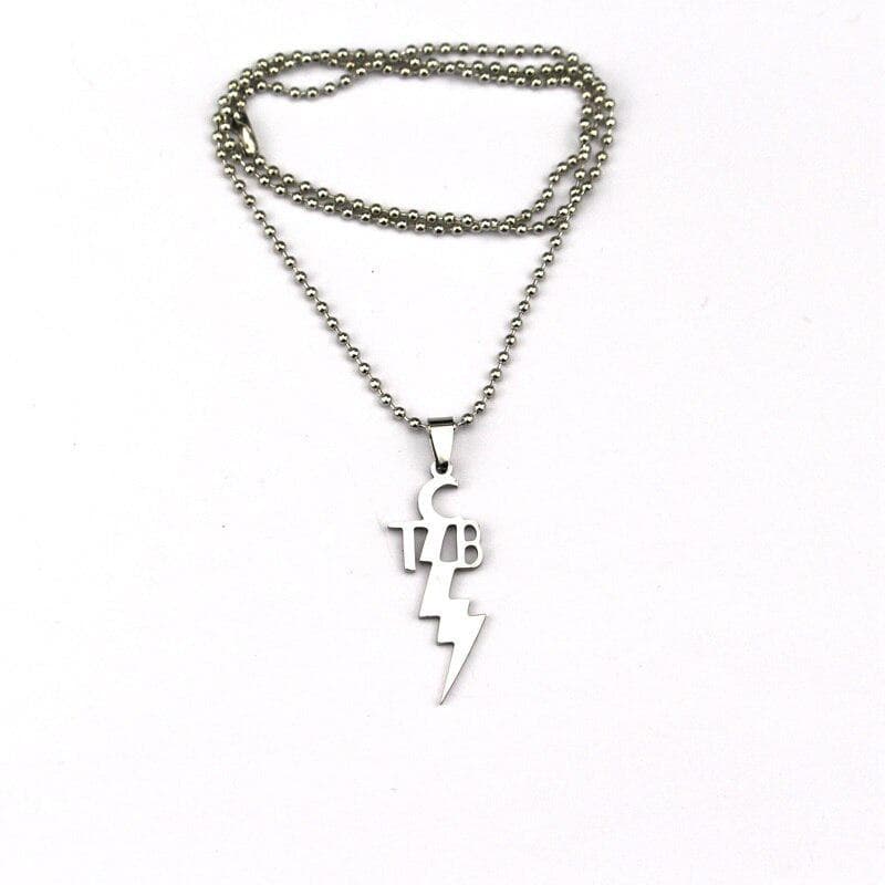 TCB Metal Pendant Necklace Jewelry Gift for Man bead chain