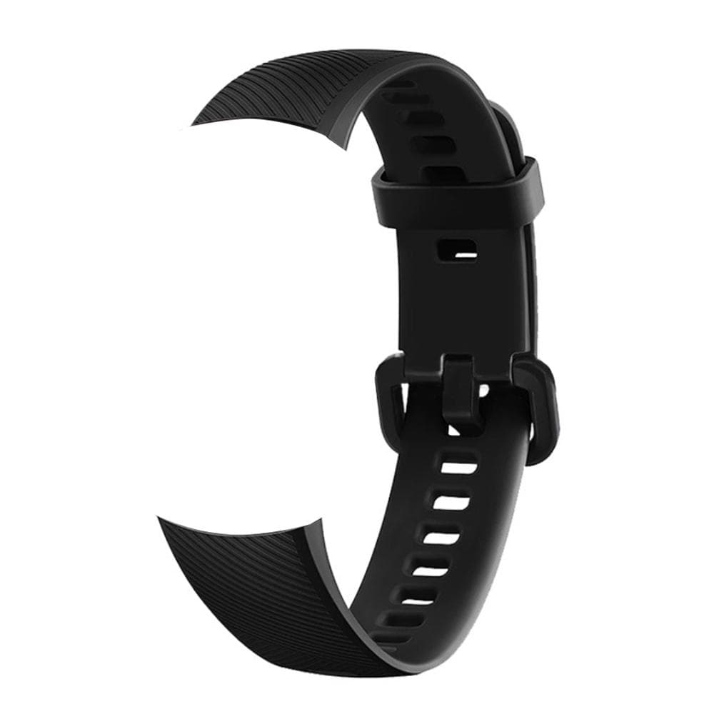 Honor Smartwatch Band 5 Replacement Silica Gel Bracelet Strap Band Accessories Watch Belt Women Men black