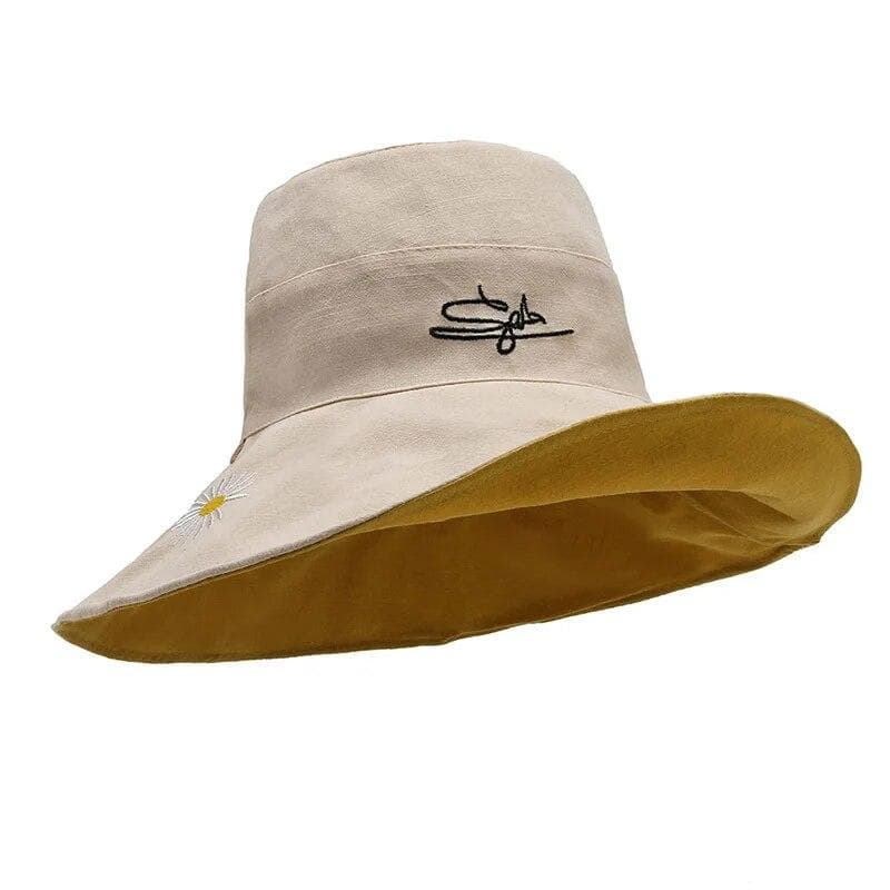 Summer 2024 New Sunshade And Sunscreen Bucket Hat Korean Version Large Brim Outdoor Fashion Neck Hat Single code