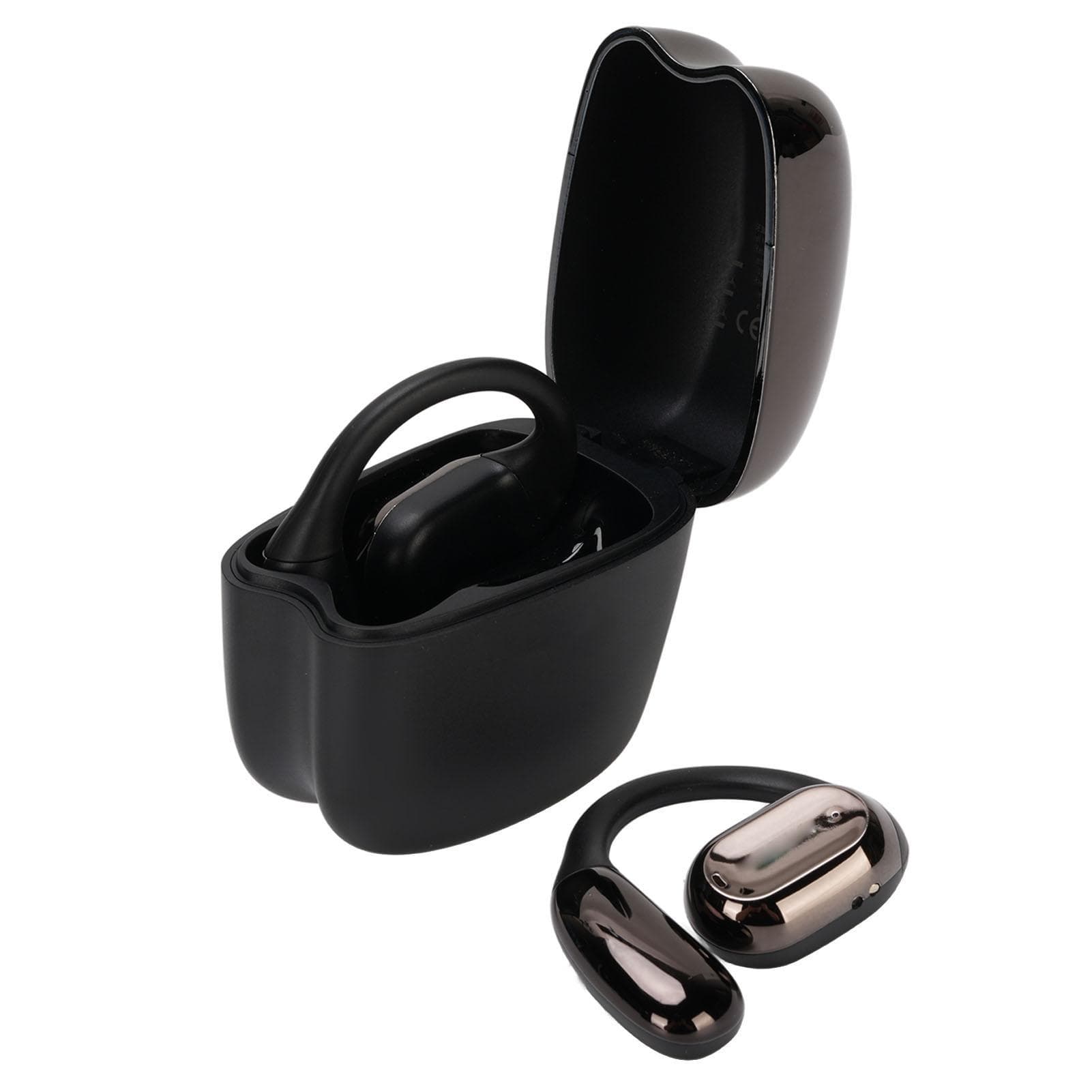 AI Translation Earbuds Wireless Bluetooth Real Time Translation Earphone Portable 140 Language black