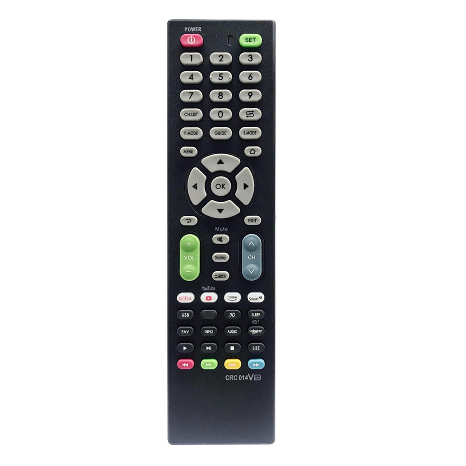 Universal LED LCD TV Remote Control Multi-brand TV Remote TV Replacement Remote Controller with black