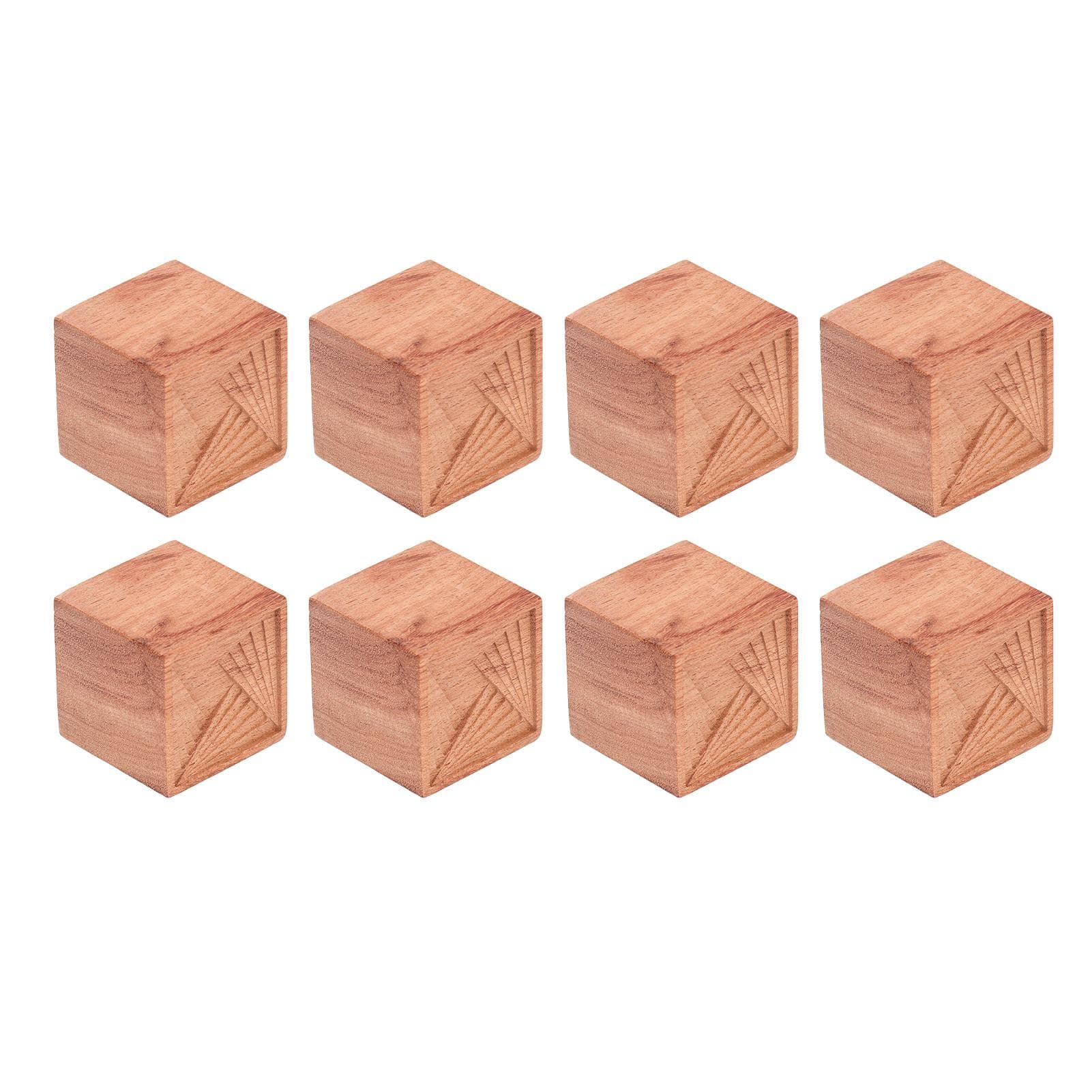 8 Pcs Essential Oil Diffuser Eco Friendly Rosewood Essential Oil Aromatherapy Diffuser for Car