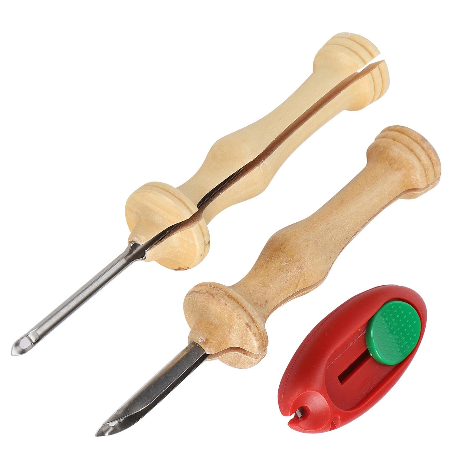 Needle Felting Punch Set Wooden Handle Embroidery DIY Craft Needlework Applique Embellishment