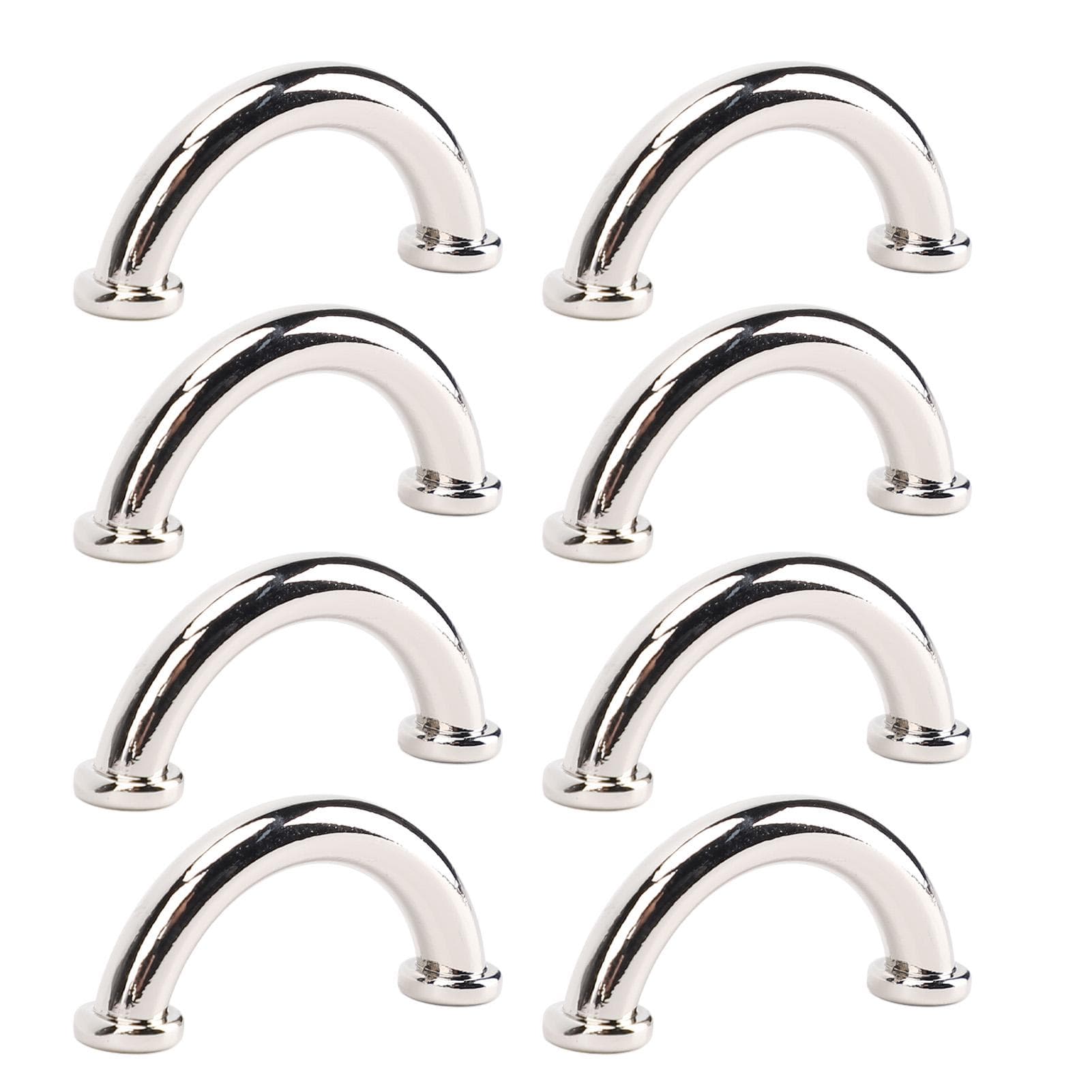 8 Set U Rings Metal Buckle Arch Bridge Handbag Connector Bag Strap Hanger Hardware Accessories
