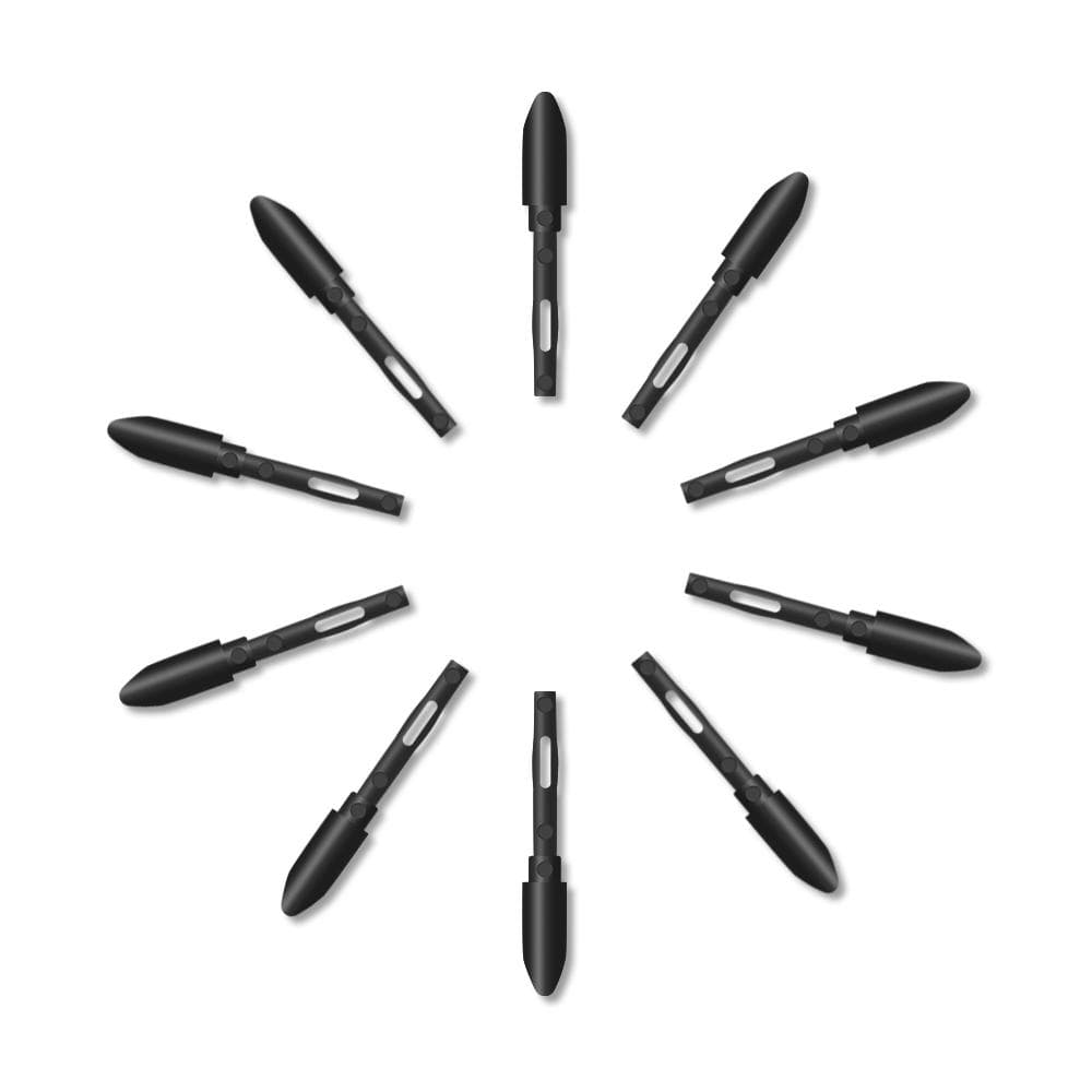 Huion PN05 10pcs Replacement Pen Nibs Graphics Tablet Pen Nibs High quality Wear-resistant Pen Nib PN04 black