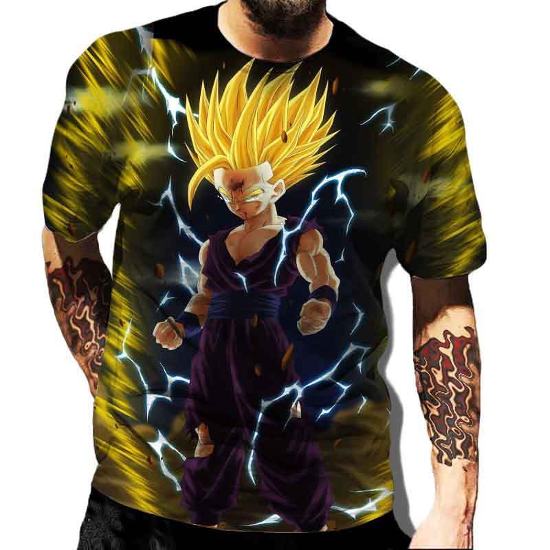 Anime Vegeta Tshirt Dragon- Balls T Shirts Men's T-Shirt Classic Man Clothes Harajuku Graphic Printed Clothing Summer Tops Tees XXXXXL