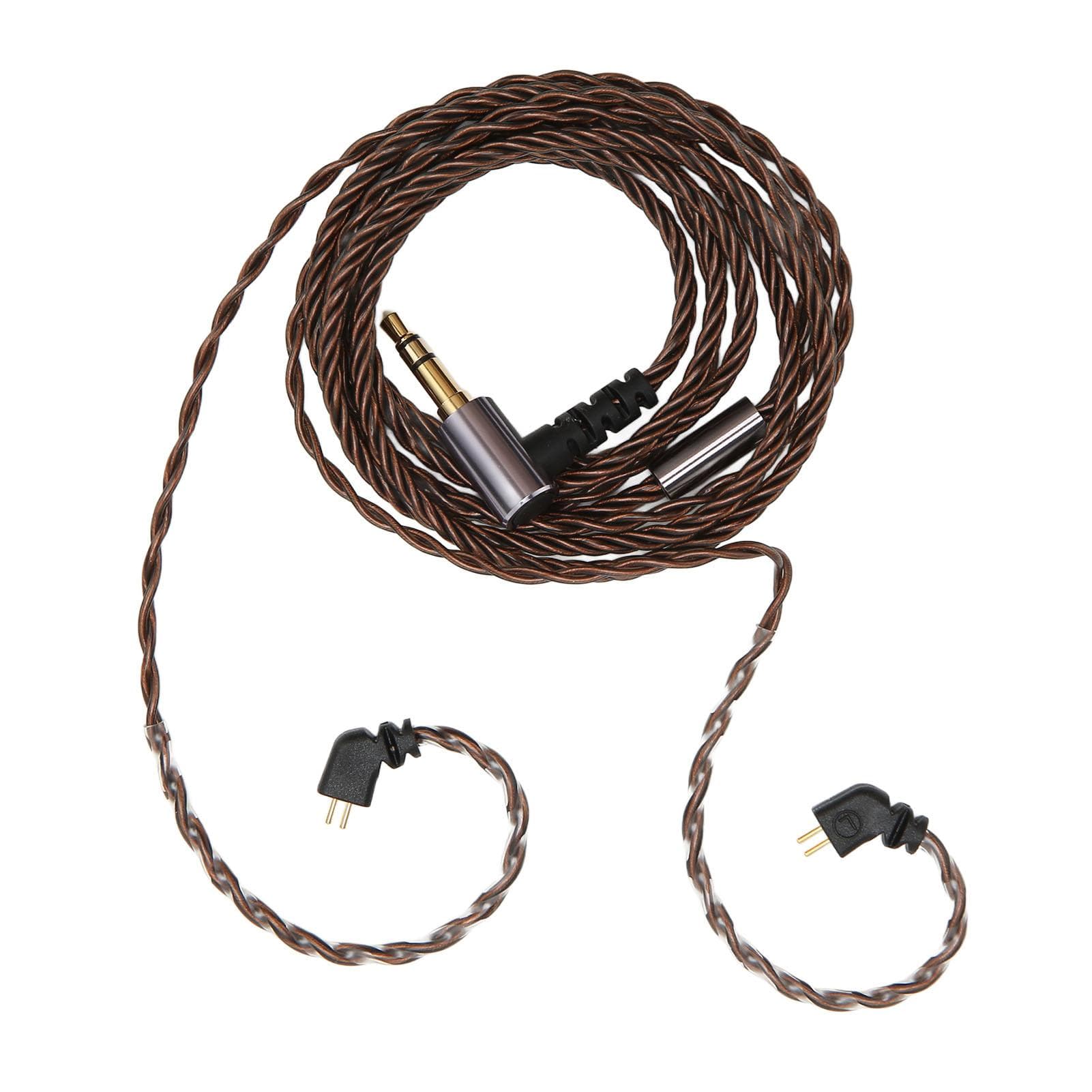 Replacement Earphone Cable Oxygen Free Copper Headphone Cable for TFZ TRN AS10 AS06 AS10 ZST