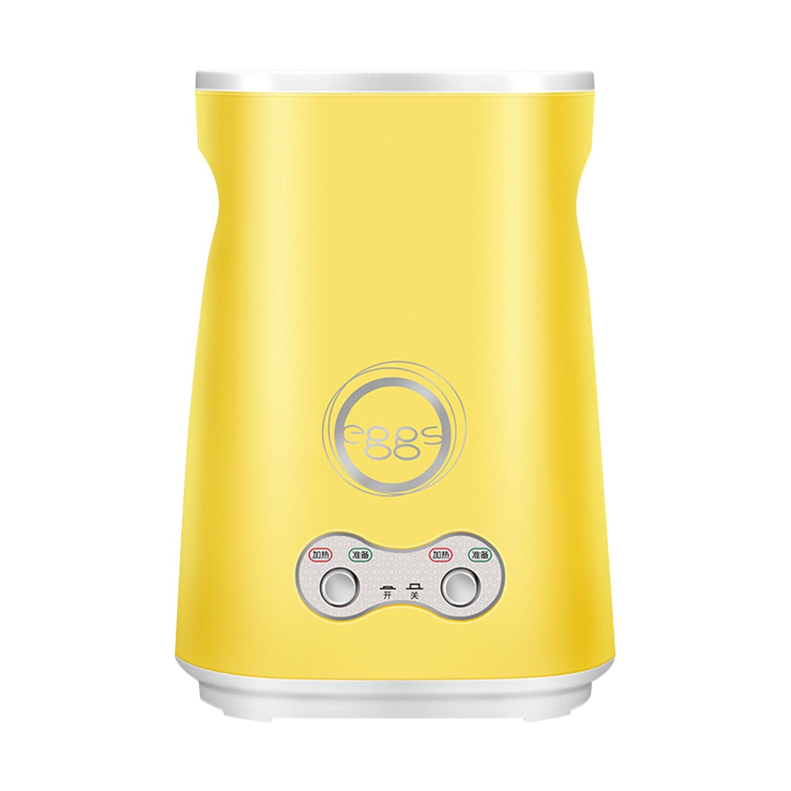 Egg Roll Machine Double Tubes Multifunction Nonstick Automatic Egg Sausage Boiler for Breakfast yellow