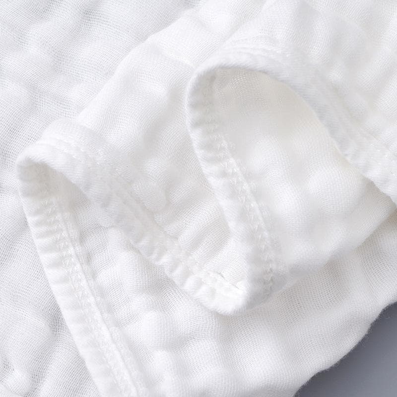 Cross-border 6-layer pure cotton large towel gauze baby small bath towel washed bubble