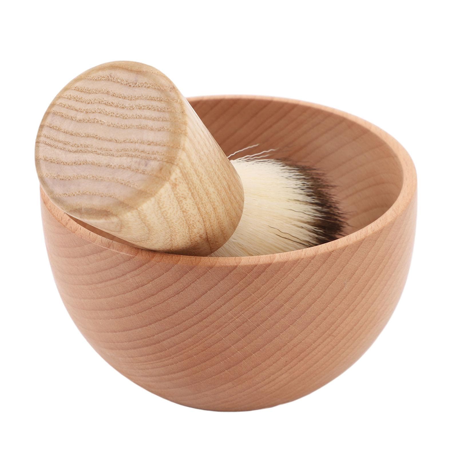 Men Shaving Brush Set Multipurpose Soft Bristles Lightweight Portable Shaving Brush Bowl Set for