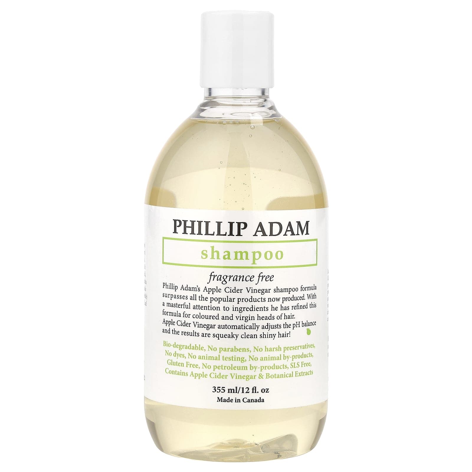 Phillip Adam, Shampoo, Unscented, 12 fl oz (355 ml)
