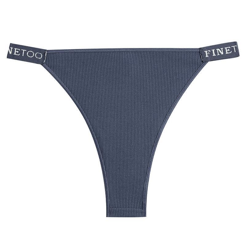 All of Me Women Panty Cotton Briefs Sexy Panties Thong Underwear Solid Color Intimates Lingerie for Woman L