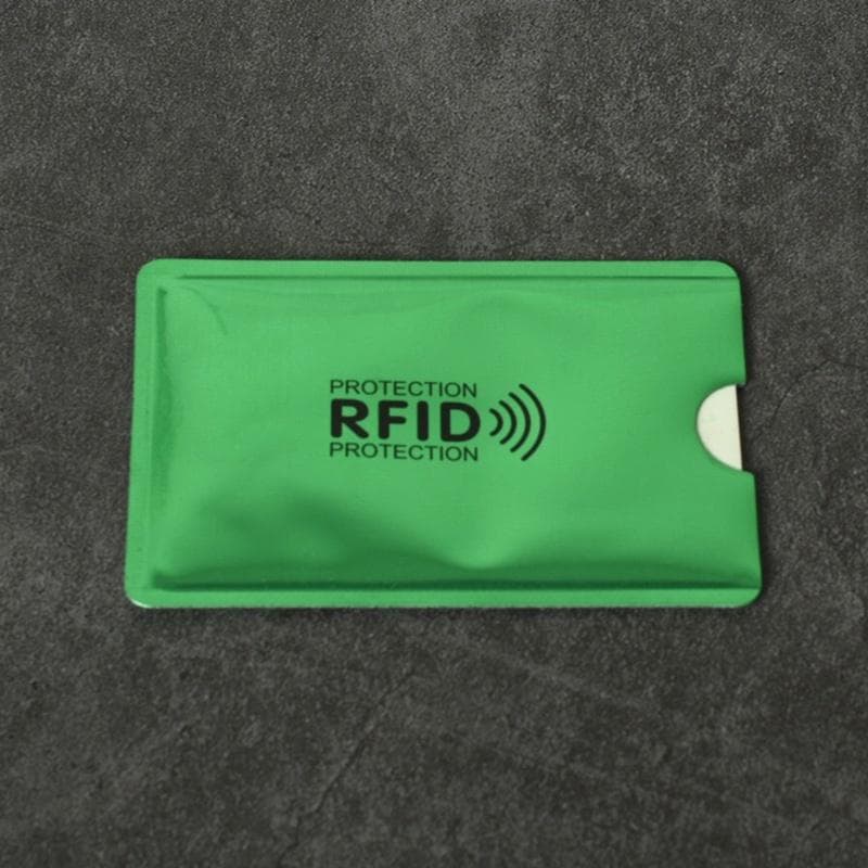 Identity information theft RFID shielding cover protection security card cover 82*62mm