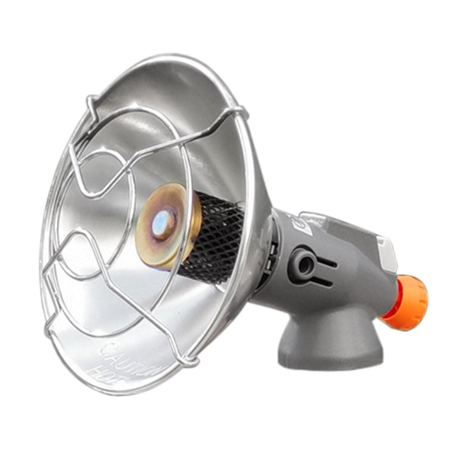 Outdoor Portable Piezo Ignition Gas Heater Warmer Heating Stove for Camping Hiking Backpacking grey