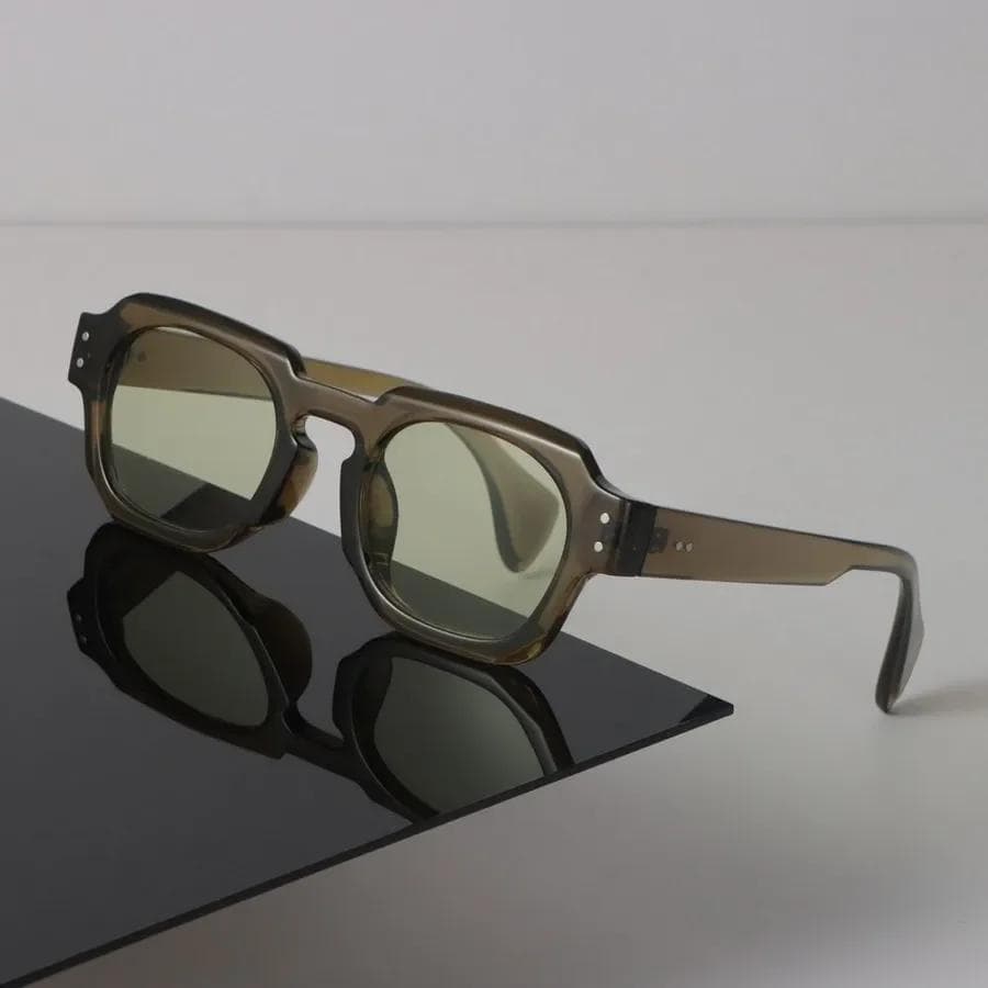 Vintage Rectangle Sunglasses for Women Men Fashion Designer Luxury Brand Casual UV Protection Other