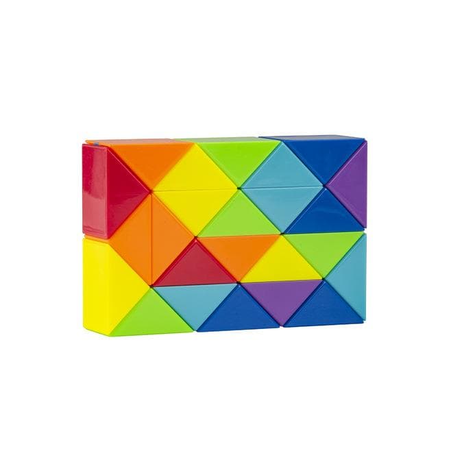 24 Colored Magic Cube Toys 3D Puzzle Fidget Transformable Cube Kid Education Toys Twist Transformable Kid Puzzl Gift