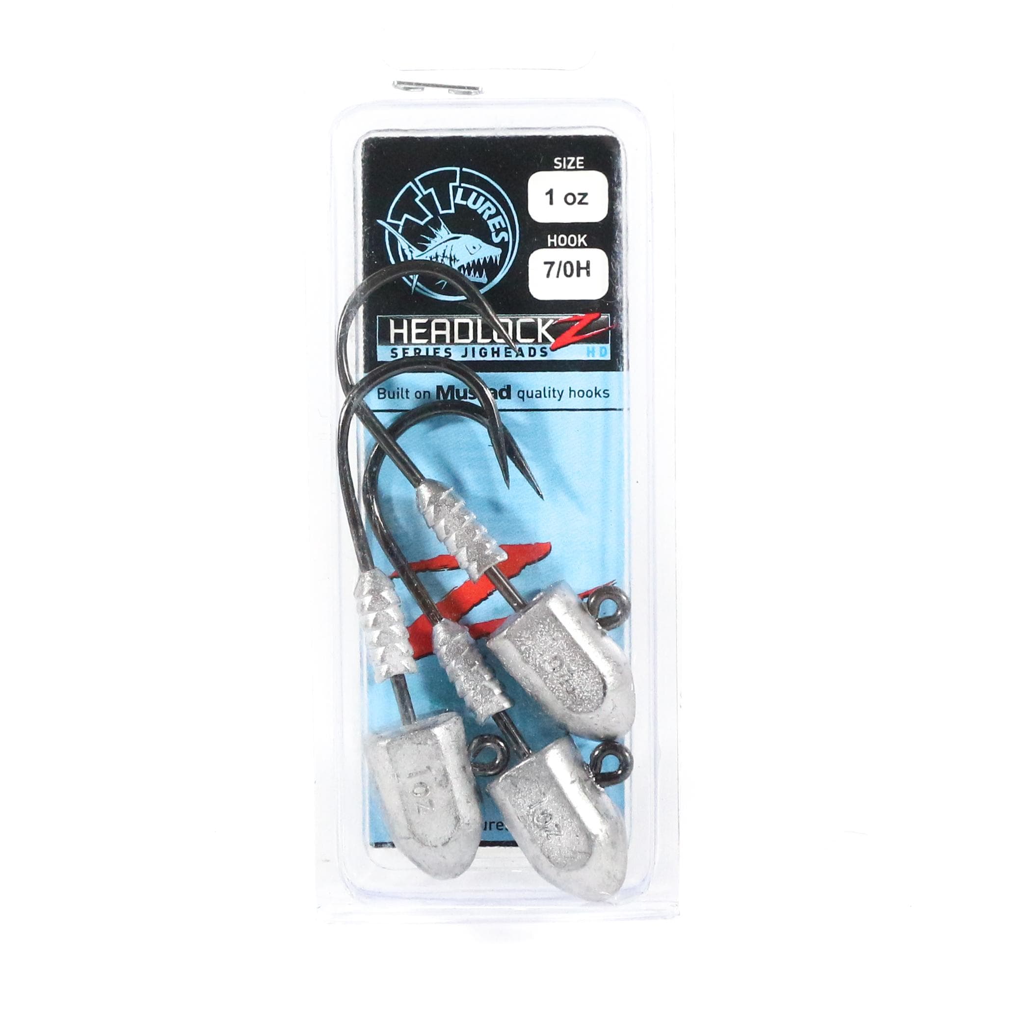 Tackle Tactics TT Headlockz HD Jig Head 1 oz 7/0 H 3/pack (3320)