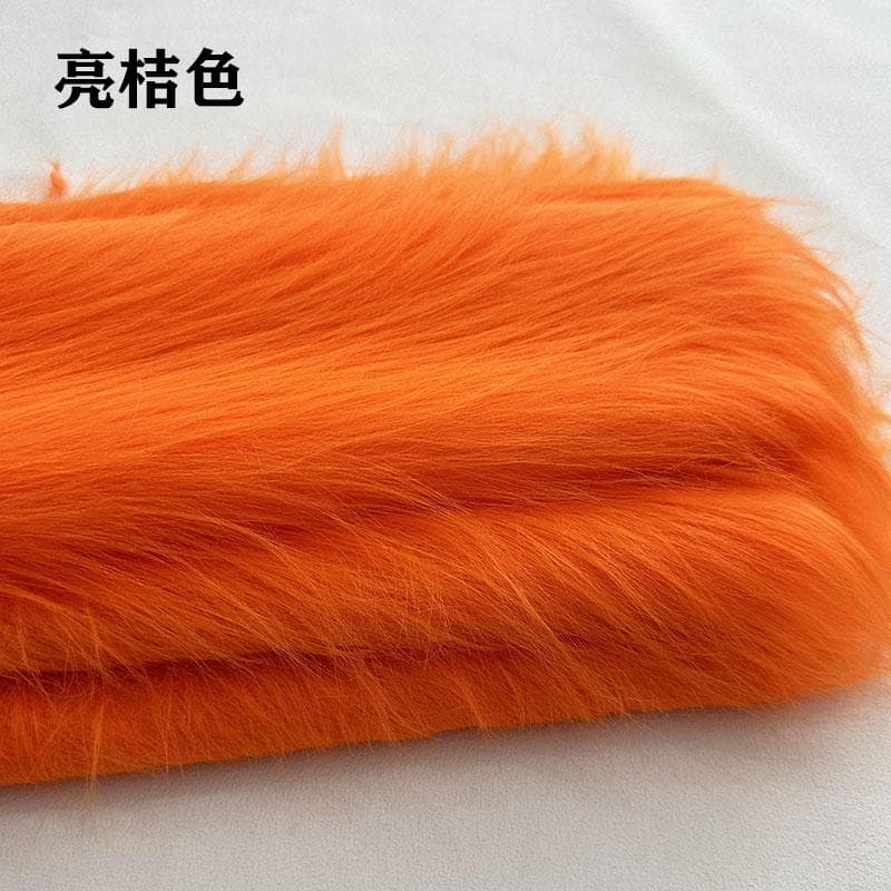 100x180cm Long Faux Fur Fabric Carpet Clothes Doll Plush Stuffed Toy for Needlework DIY Handmade Sewing Accessories 50x180cm