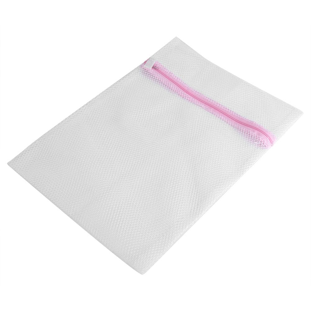Zipped Lingerie Washing Bag Laundry Machine Mesh Clothes Socks Bra Underwear Bags (50*60cm #2) 30*40cm #1