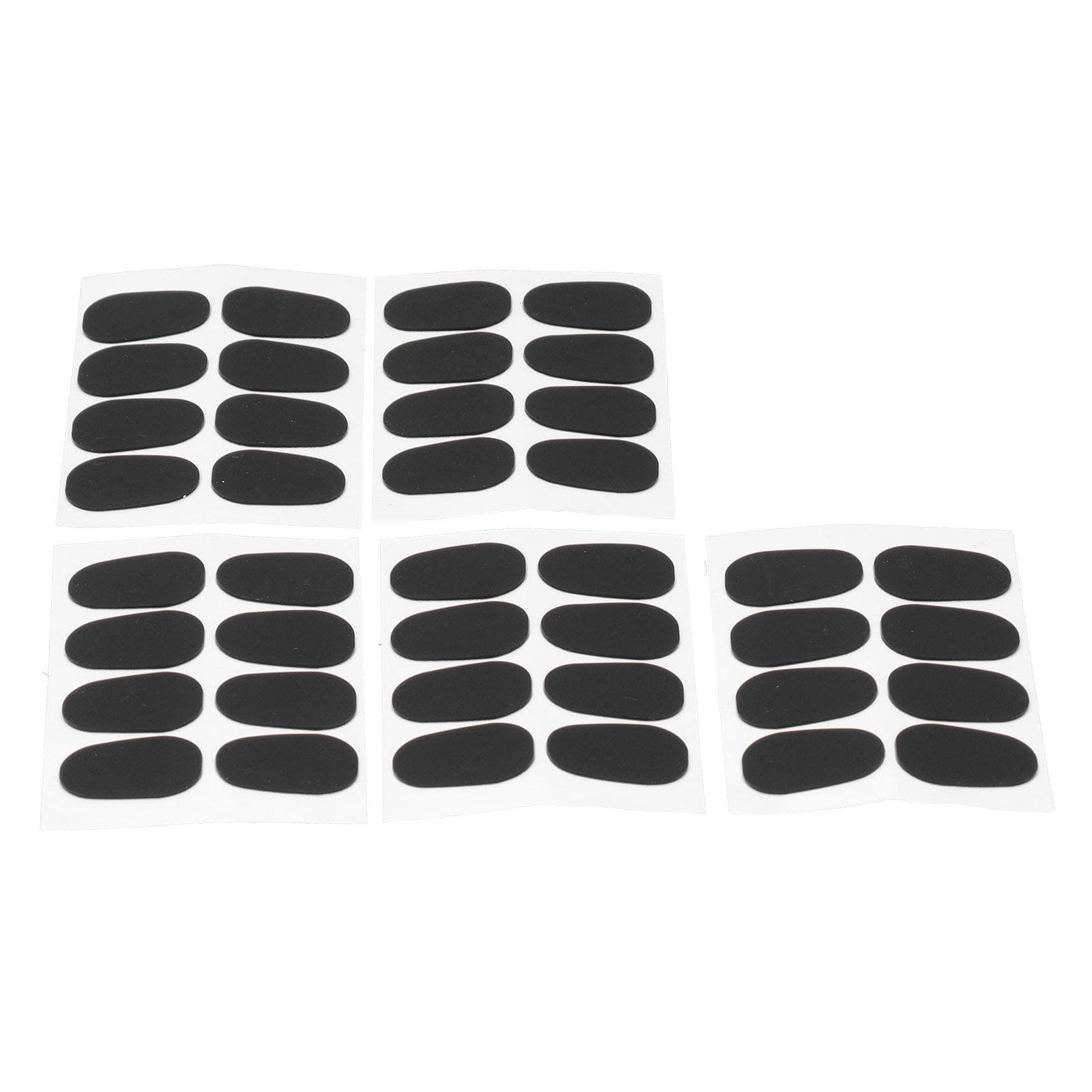 40Pcs Mouthpiece Cushions Patches Pads Accessory for AltoTenor Saxophone Clarinet Black0.8mm