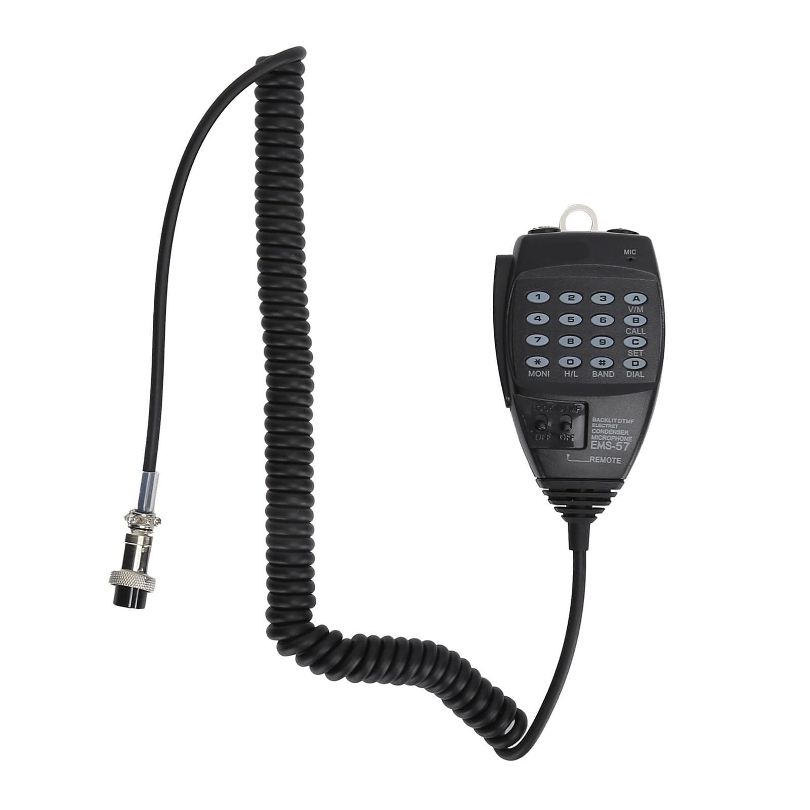 Hand Microphone Car Radio Speaker Mic Suitable for Alinco DR‑620 635 DR‑430 435 135