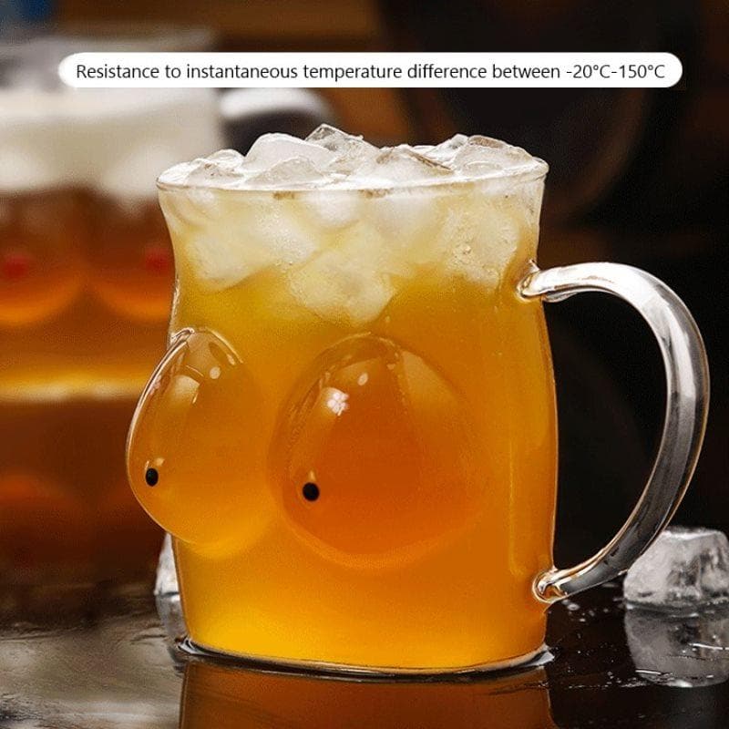 Creative Body Shape Glass Cup Glasses Wine Cup Sexy Lady Shape Chest Beer Cup