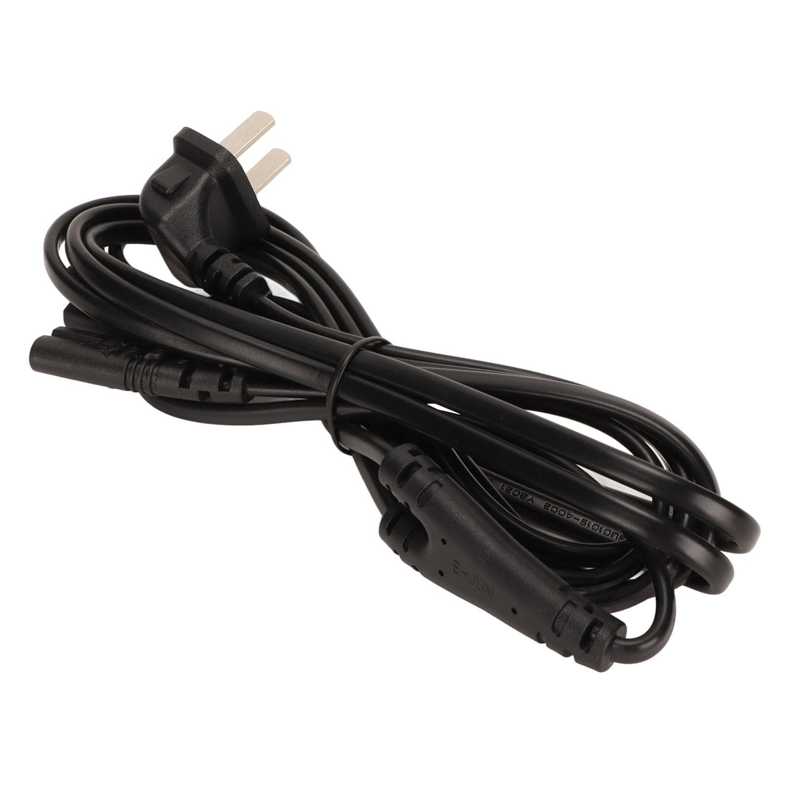 1 15P to Dual IEC320 C7 Power Cable Flame Retardant Waterproof 1 in 2 Out Adapter Extension Cable