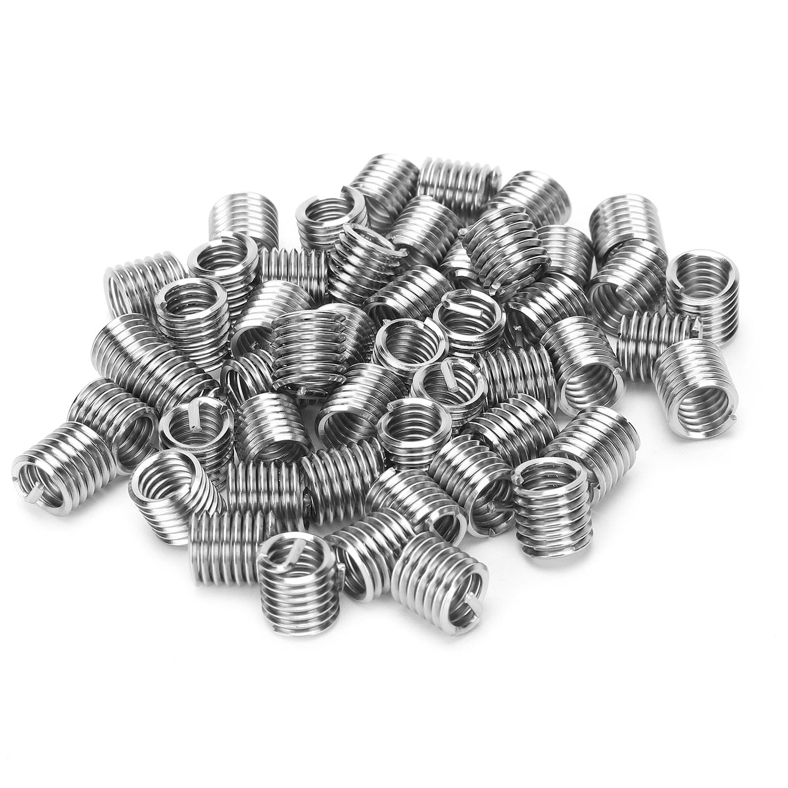 50Pcs Thread Inserts Wire Protection Sleeve Repair Tool Fastener Hardware US Standard 516in?18x1.5D