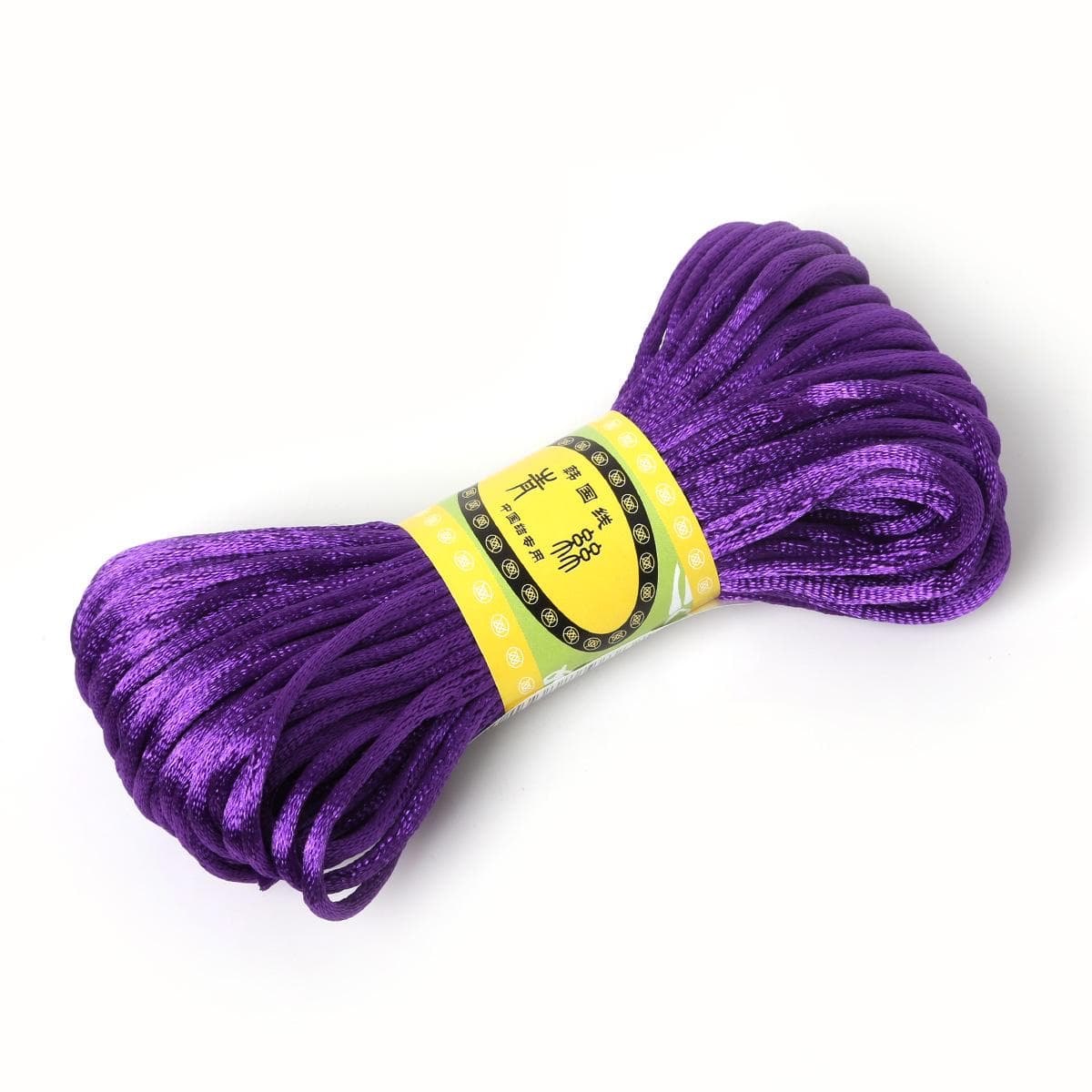 20M/Roll Nylon Cord Thread Knot China Bow Beading Bracelet Braided DIY Jewelry purple