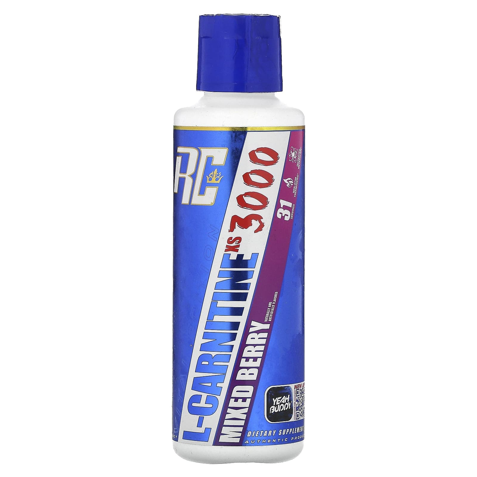 Ronnie Coleman, Vital Edition, L-CarnitineXS 3000, Mixed Berry Flavor, 16 fl oz (473.28 ml)
