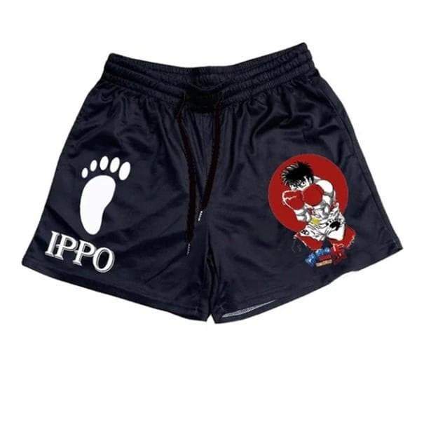 Ippo Anime Shorts Men Makunouchi Manga Print Gym Shorts Quick Dry Mesh Short Pants Cosplay Fitness Baggy Boxing Shorts 5XL