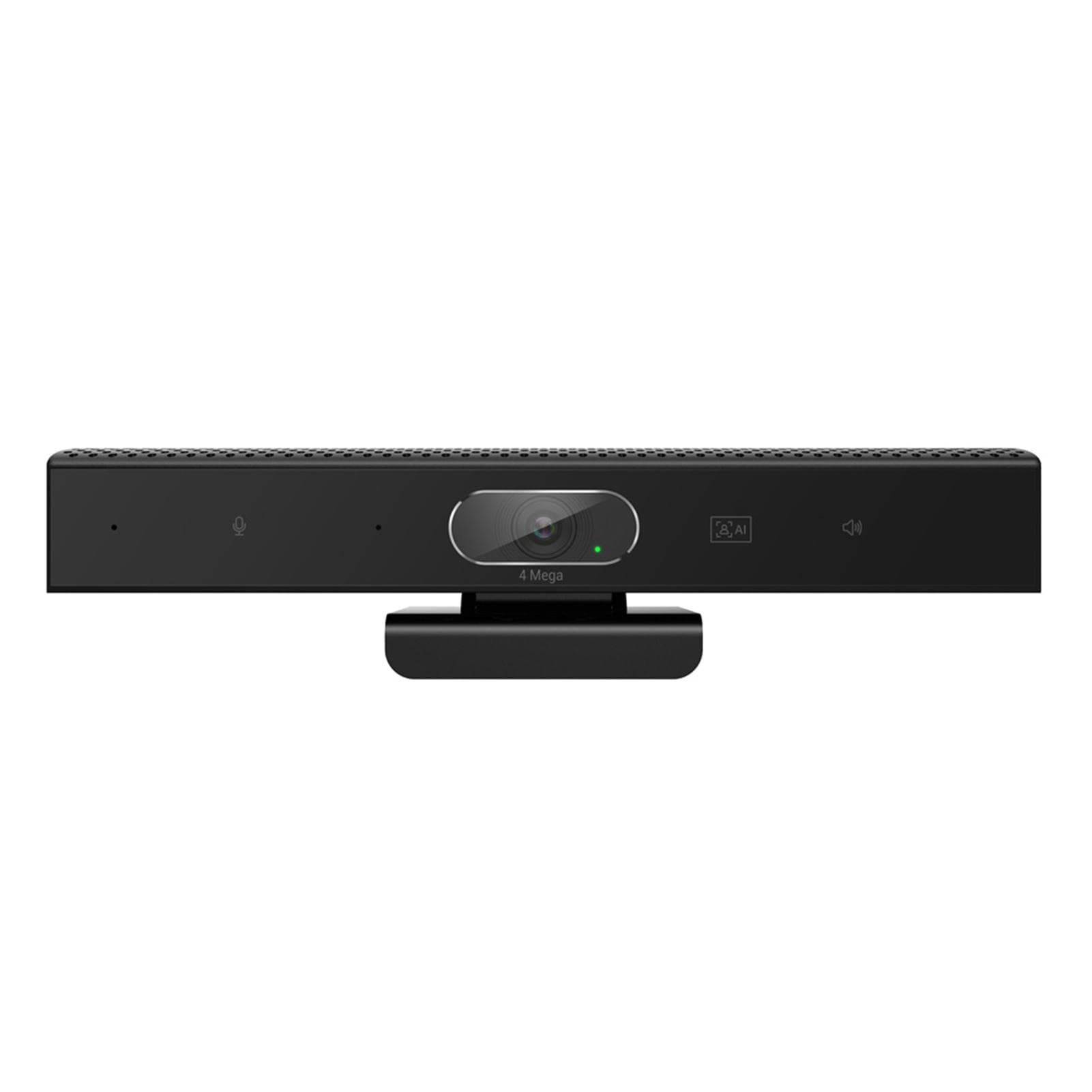Aibecy 2K Webcam 3in1 HD Video Conference Camera with Microphone and Speaker AI Face Tracking Auto black