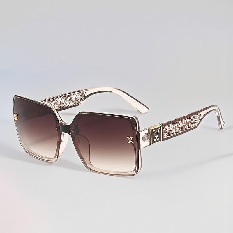 Luxury Designer Sunglasses Women Square Vintage Elegant Cute Shades Glasses Trendy Travel Party Fashion Brand