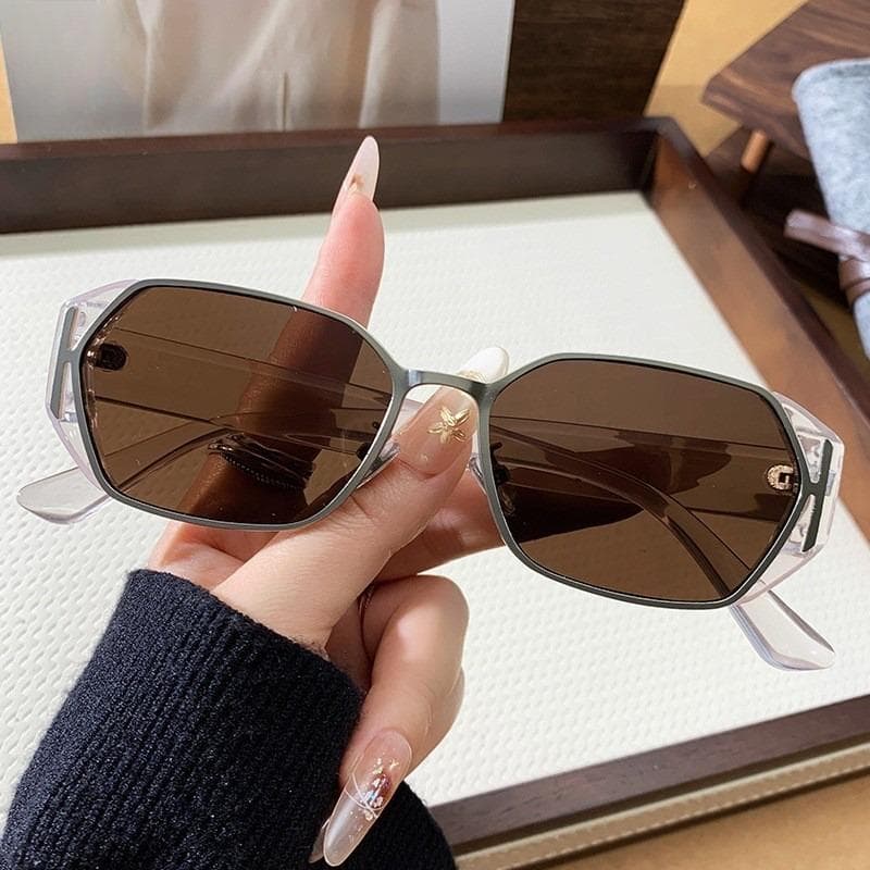 New Women Sunglasses Vintage Square UV400 Protection Female Rectangle Glasses Fashion Eyewear Trendy Accessories