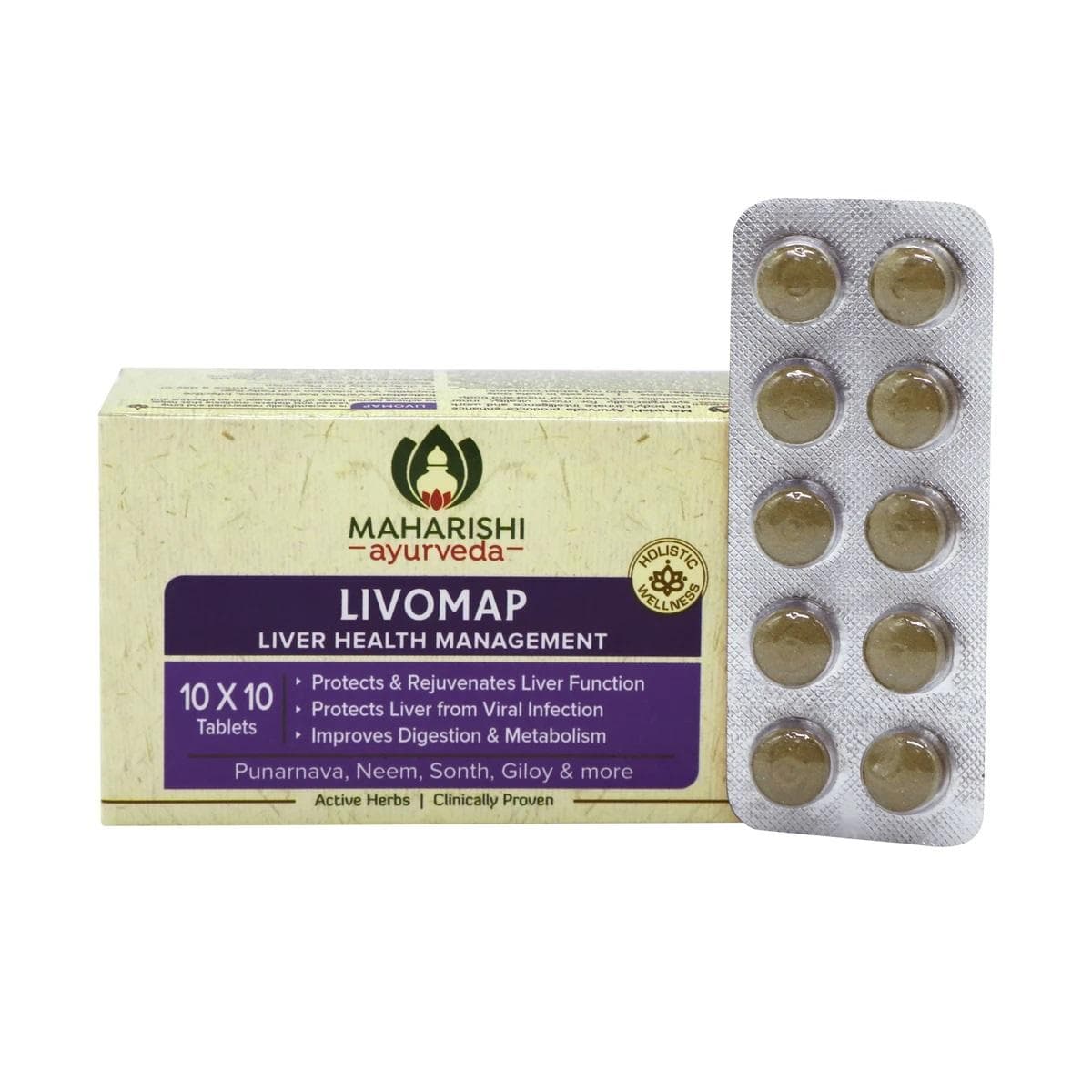 Livomap (100 tabs, 500 mg), Livomap Maharishi Ayurveda