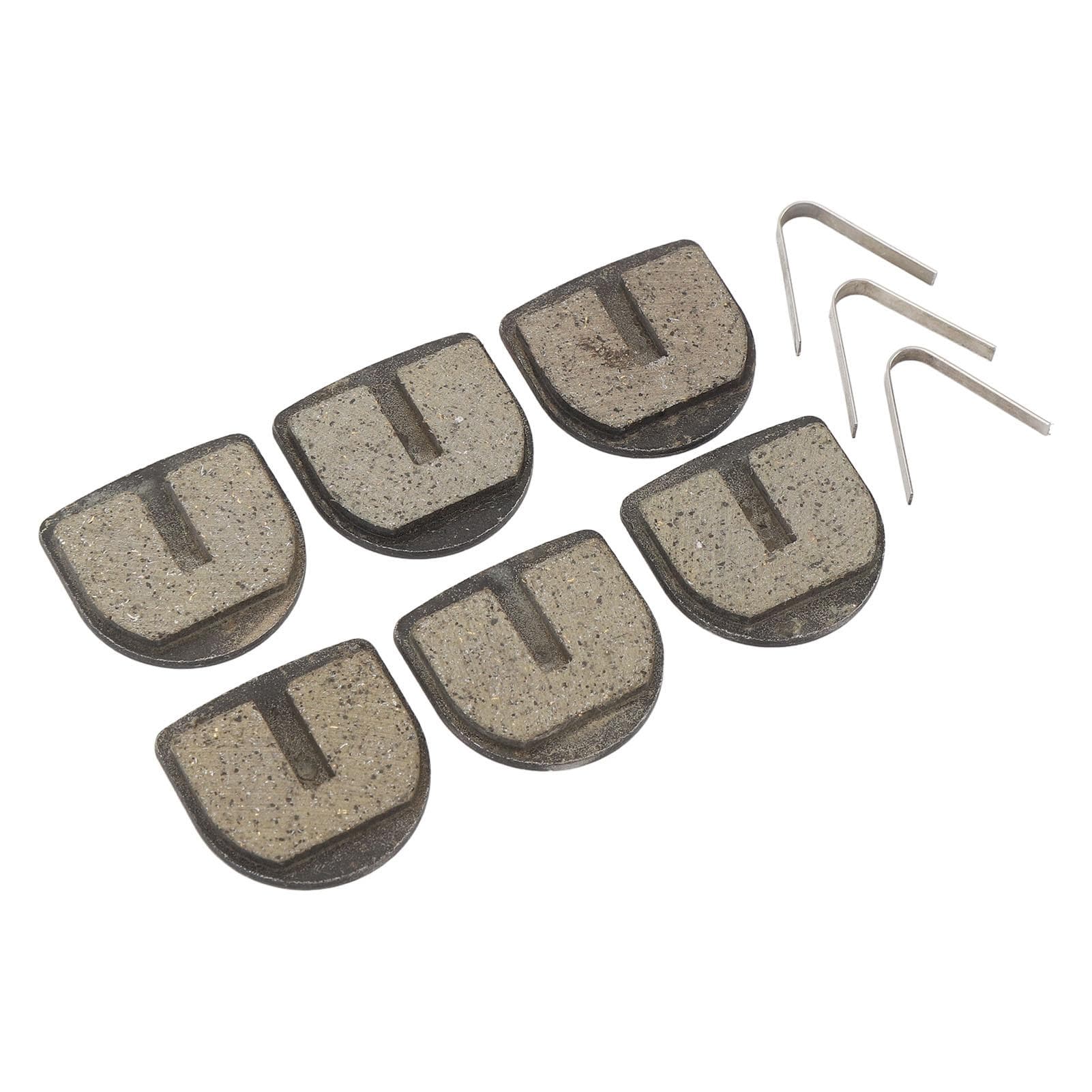 6PCS Mini Bike Disc Brake Pad with Spring Clips Reliable Performance Replacement for 40cc to 50cc 2