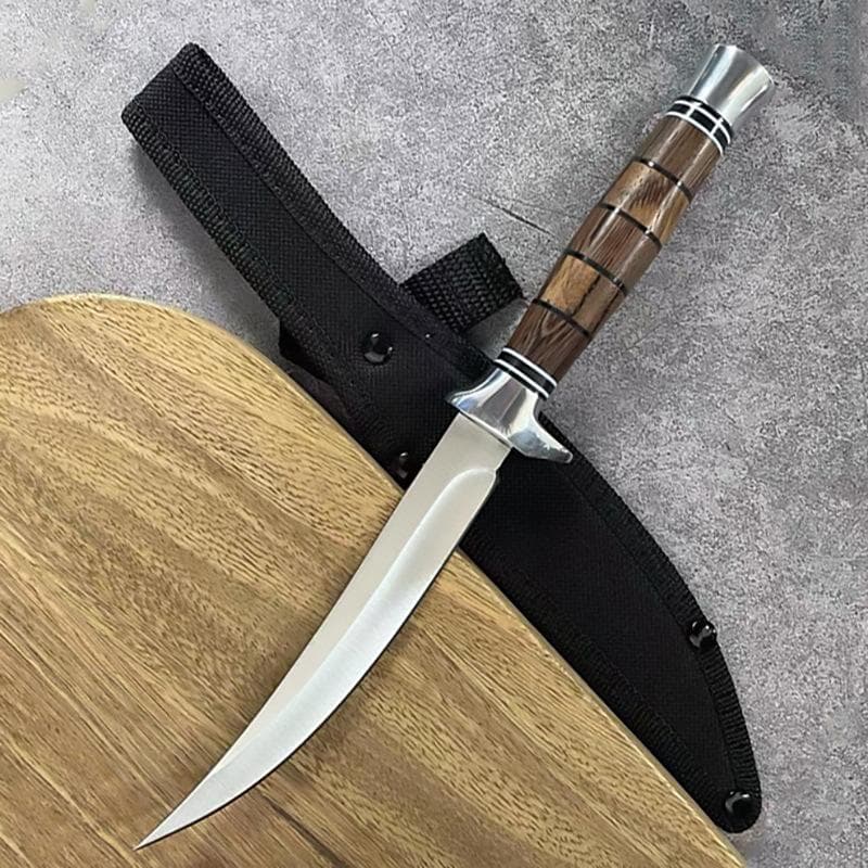 5CR15Mov Fishing Knife Forged Boning Butcher Knife for Meat Vegetable Meat Cutting Knife with sheath