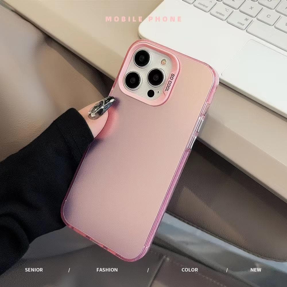 Applicable To Apple 16 Mobile Phone Case IPhone 13 Laser Pro Max Grinding 12 Sand X Aurora 15 Pro Transparent 14 Bright 15 Apple 7/8/SE2