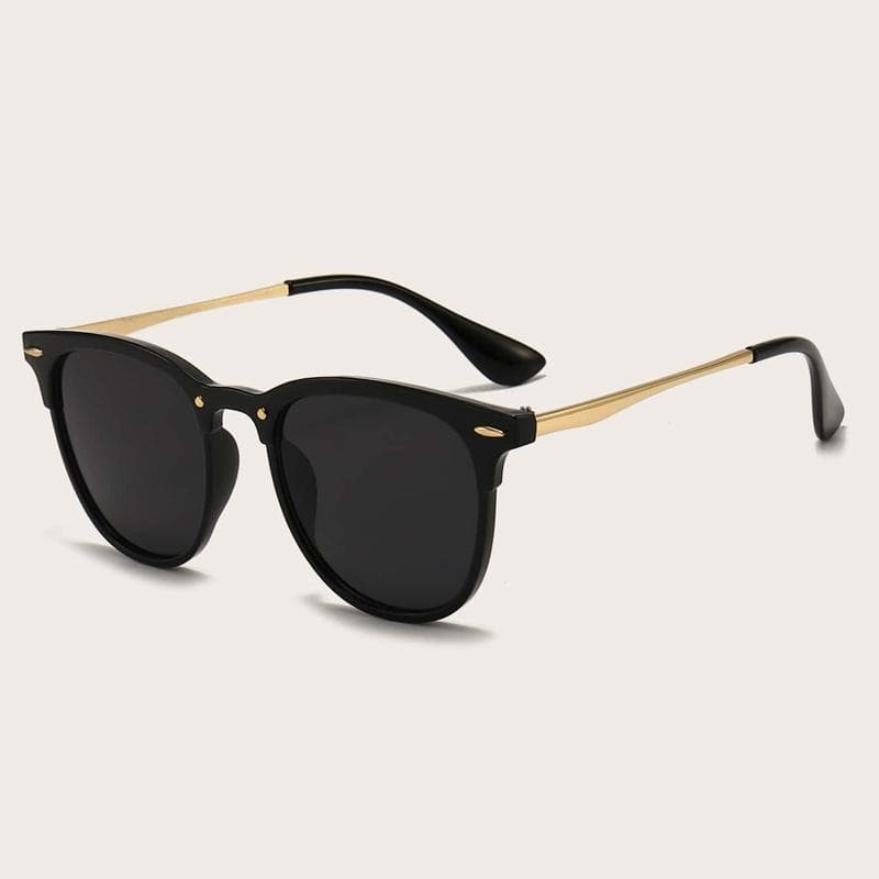 Brand Fashion Sunglasses Women Cat Eye Designer Sun Glasses Black Rivet UV400 Protection Stylish Female Shades Eyewear